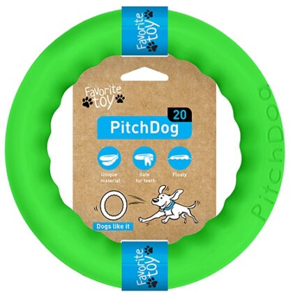 פיץ' דוג 20 ס"מ טבעת אימון ירוקה Pitch Dog