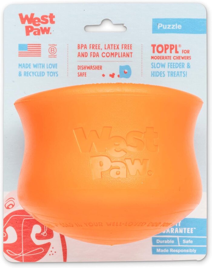 ⁦ווסט פאו טופל L כתום West Paw⁩ – תמונה ⁦1⁩