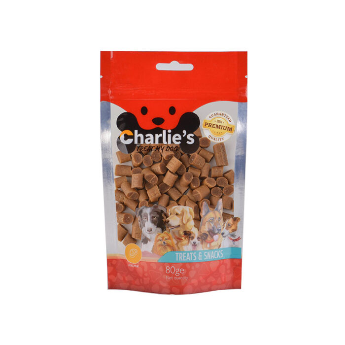 ⁦חטיף צ`רליז נגיסי ברווז 80 גרם Charlie's⁩ – תמונה ⁦1⁩