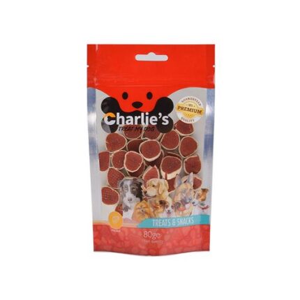 חטיף צ`רליז  סושי רול ברווז 80 גרם Charlie's