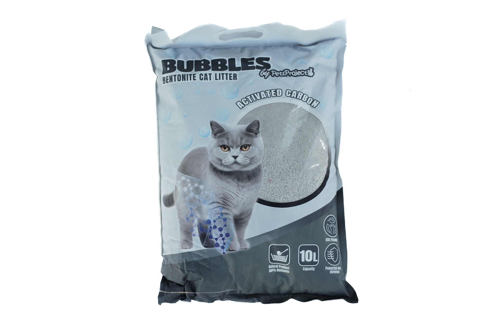 באבל פחם באבל חול בנטונייט טבעי 10 ליטר BUBBLES – תמונה 1