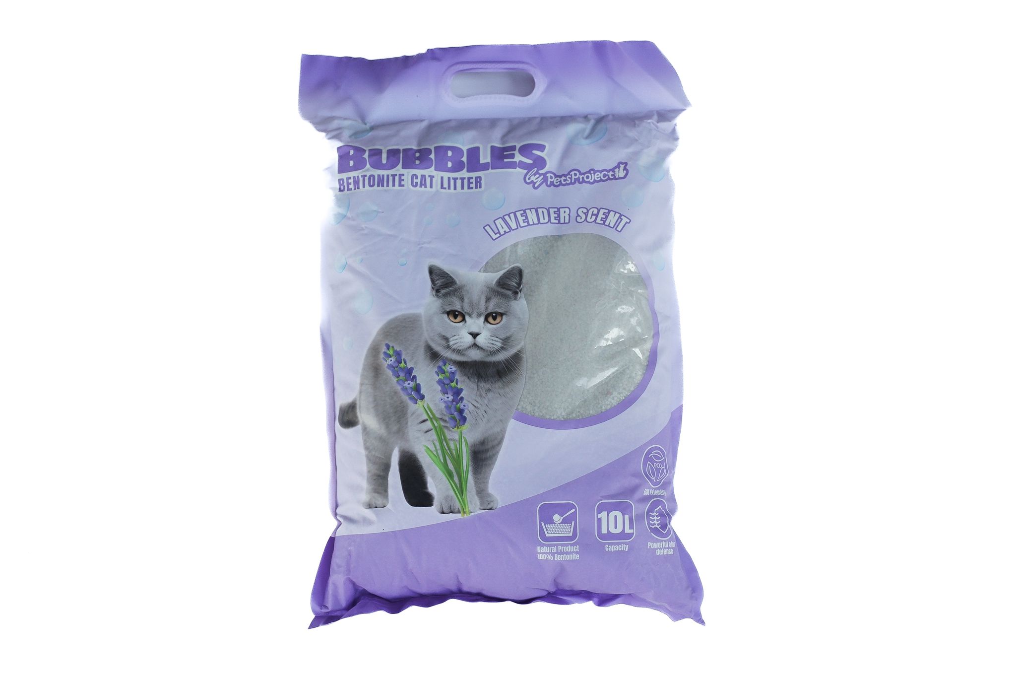 באבל לבנדר באבל חול בנטונייט לבנדר 10 ליטר BUBBLES – תמונה 1