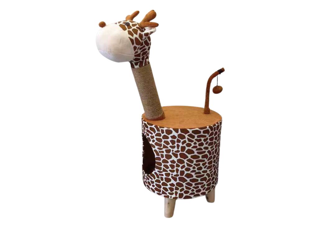 מתקן גירוד ג'ירפה מתקן גירוד GIRAFFE HOUSE לחתול 80 ס"מ – תמונה 1