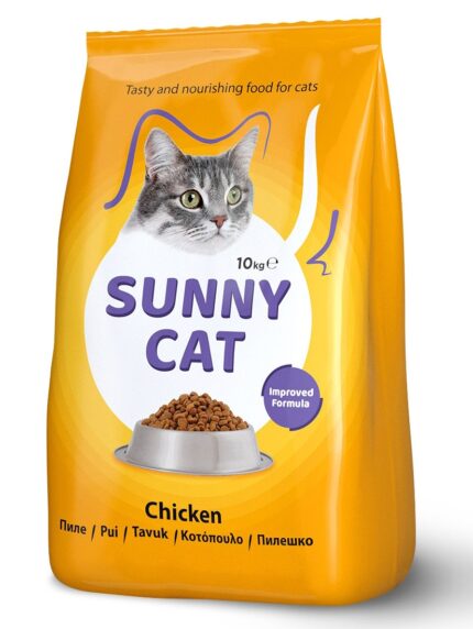 סאני קט עוף 10 ק"ג Sunny cat