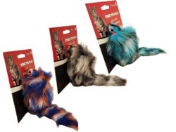 עכבר FLUFFY צבעוני לחתול 15 ס"מ PetsProject