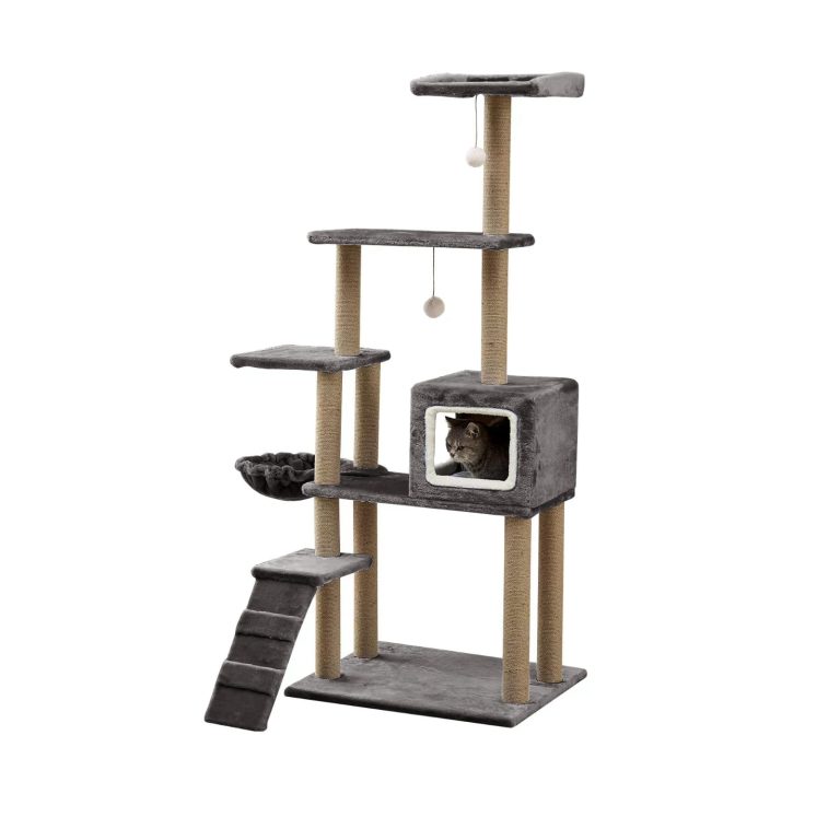 ⁦מתקן גירוד DE LUXE אפור 150X60X50 ס"מ⁩ – תמונה ⁦1⁩