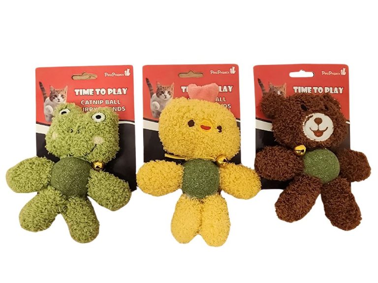 ⁦בובות חבר פרוותי עם כדור קטניפ לחתול PetsProject⁩ – תמונה ⁦1⁩