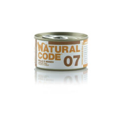 נטורל קוד 07 עוף ובקר לחתול 85 גרם Natural Code