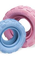 Kong Puppy Tire Blue and Pink Kong Puppy Tire Blue and Pink